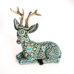 Cerf perlé Huichol